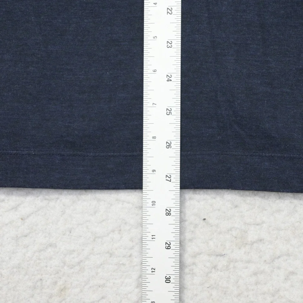 Hugo Boss Button Up Mens XL Slim Fit Dark Blue Elbow Patch Cotton Shirt